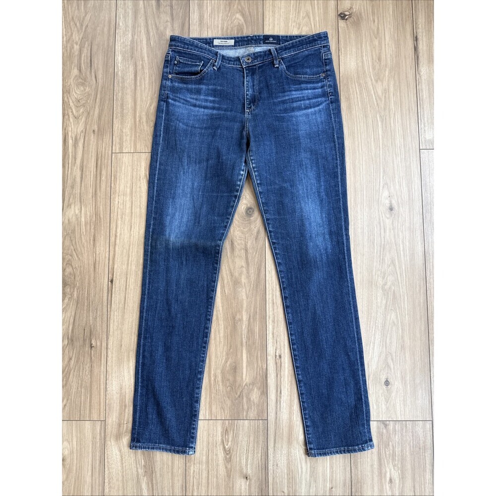 AG Adriano Goldschmied Womens Jeans Blue Sz 30 Reg The Prima Mid Rise Cigarette
